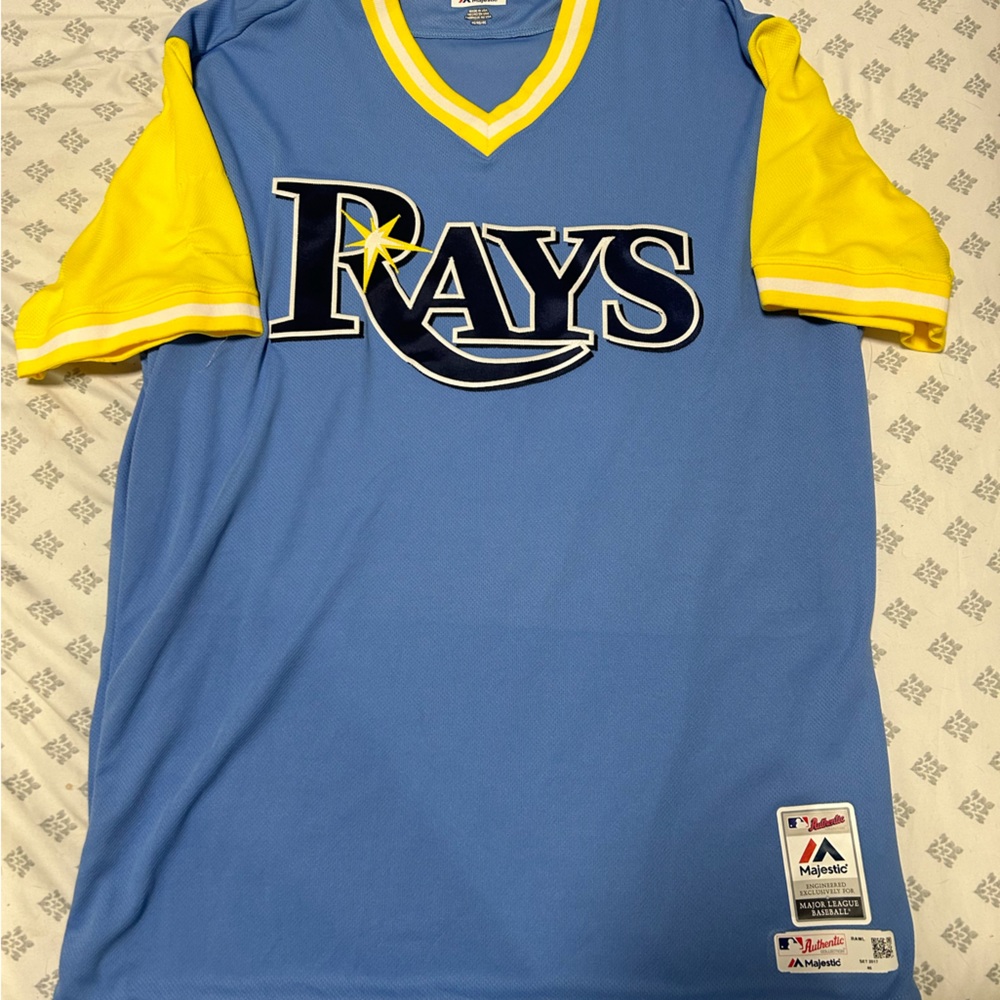 Tampa Bay Rays Players Weekend Team Issues Jersey Sz 46